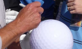 Signature Golf Ball from Autograph Ball